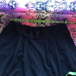 Handmade black skirt with pockets